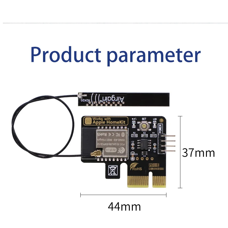 مفتاح التحكم عن بعد للكمبيوتر، بطاقة تشغيل الكمبيوتر الذكية واي فاي، بطاقة بدء التشغيل تعمل مع Apple Homekit SIRI