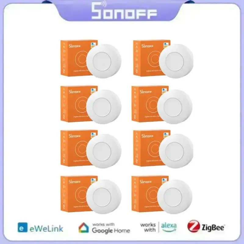 

SONOFF SNZB-01P Zigbee Wireless Switch Button Smart Scene Switch Two Way Smart Home Control For EWeLink APP Alexa Smartthings