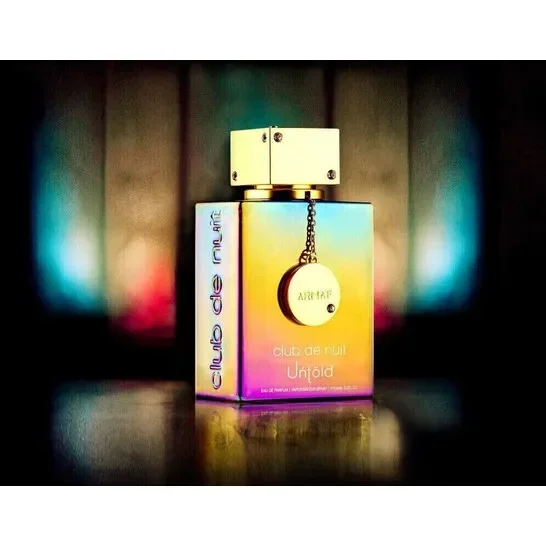 Armaf Club De Nuit Untold EDP 3.6oz – Colonia cálida y duradera de color ámbar, regalo perfecto para hombres en Halloween y Navidad