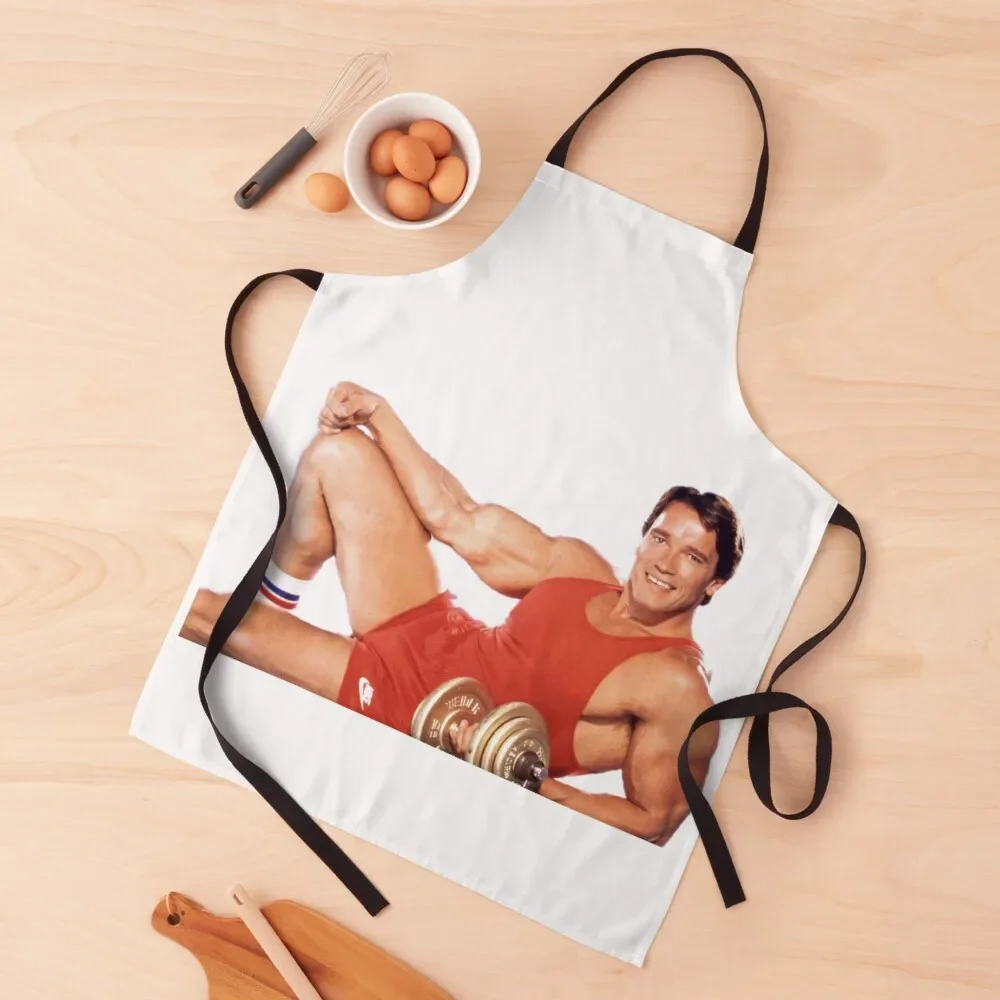 

Arnold Schwarzenegger Lying pose Apron For Man Waterproof women Apron