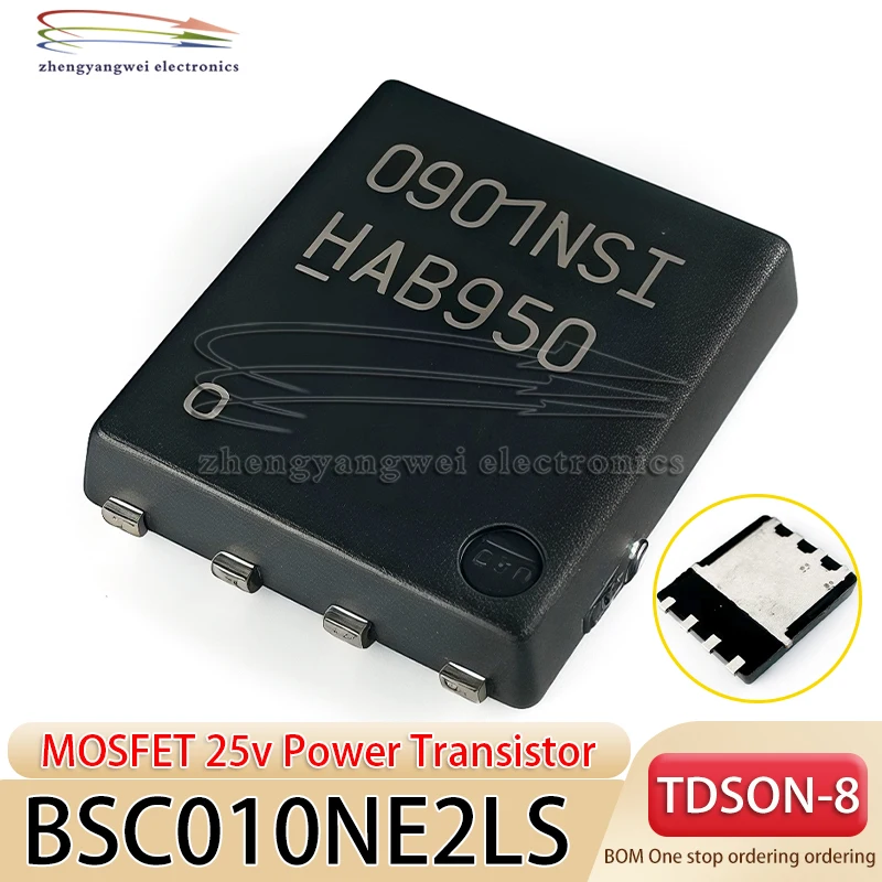 5PCS BSC010NE2LS 010NE2LS TDSON-8 25V100A N-channel surface mount field-effect MOS transistor
