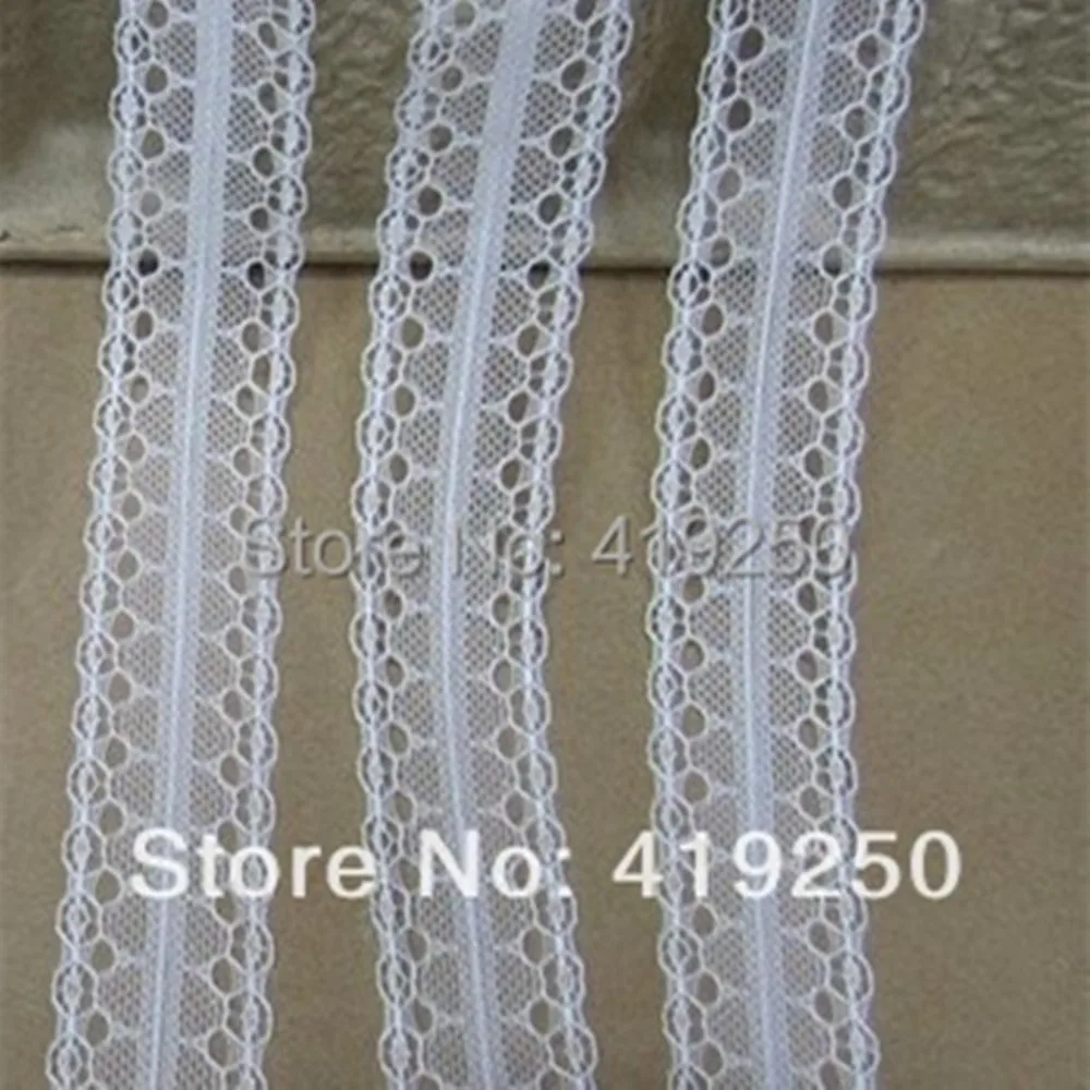 

300yard 3cm wide High quality Handicrafts Net Lace Trim Ribbon Flat Lace Trim Gorgeous Wedding Crafts Sewing