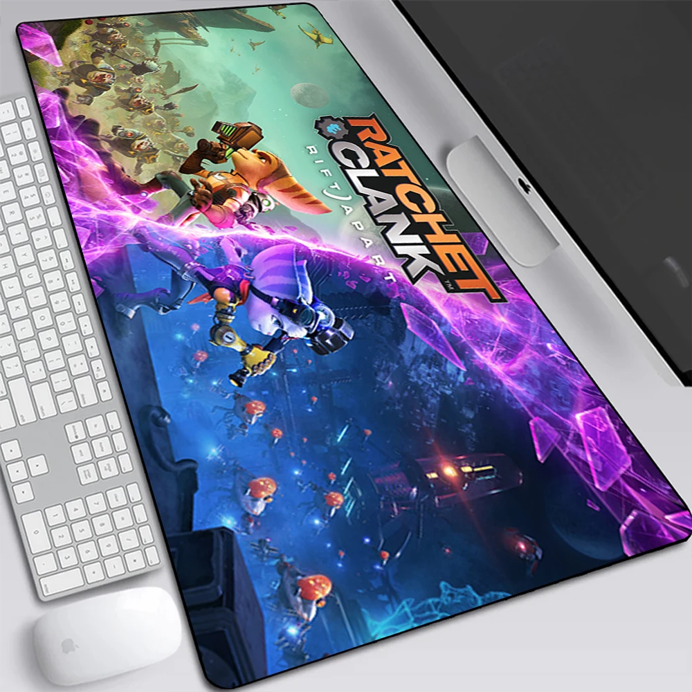 Ratchet and Clank Rift Apart Large Gaming Mouse Pad Computer Mousepad Keyboard Pad Desk Mat PC Gamer Mouse Mat Office Mausepad