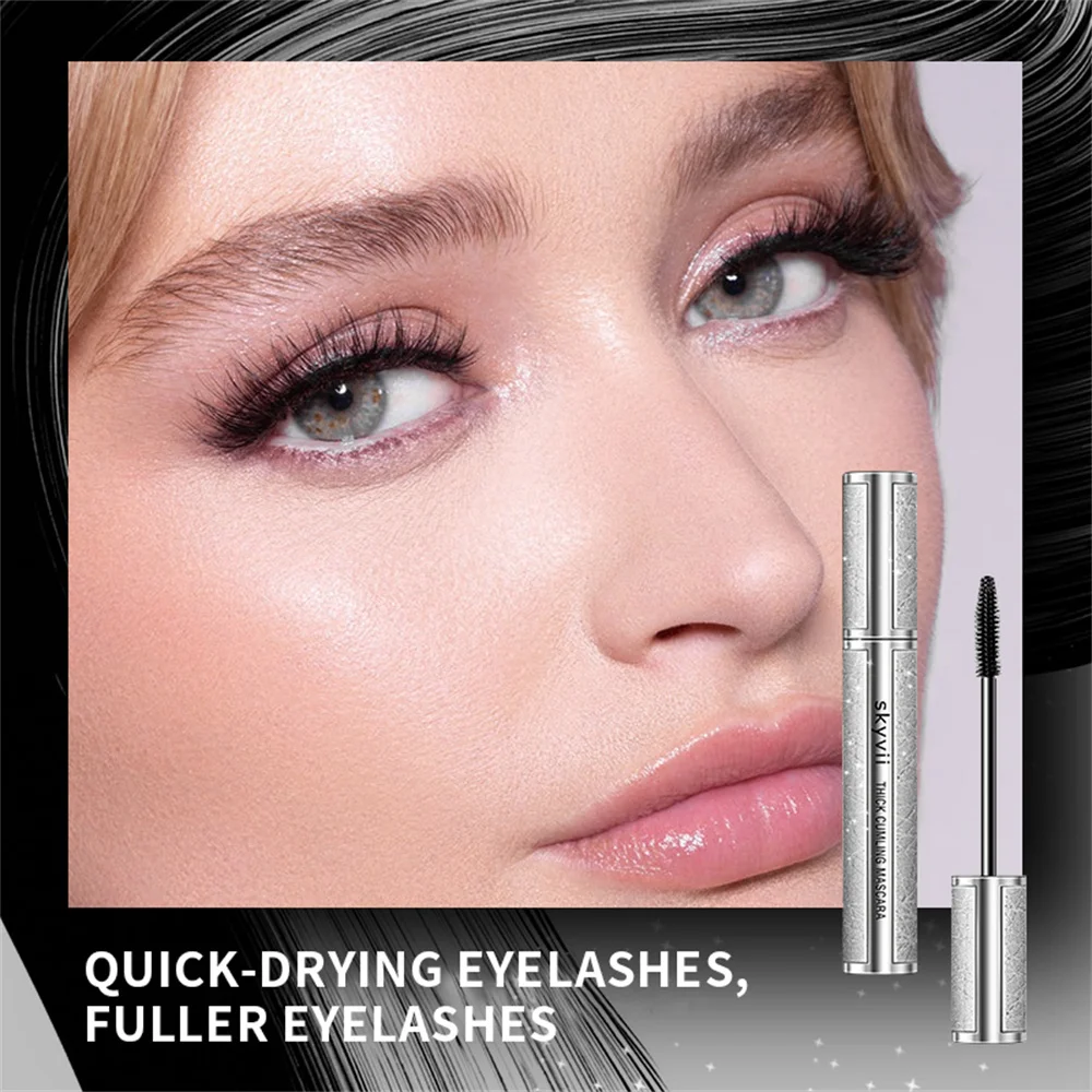 Galaxy eye black is waterproof and sweat proof, lasting without taking off makeup and smudging, curling and lengthening