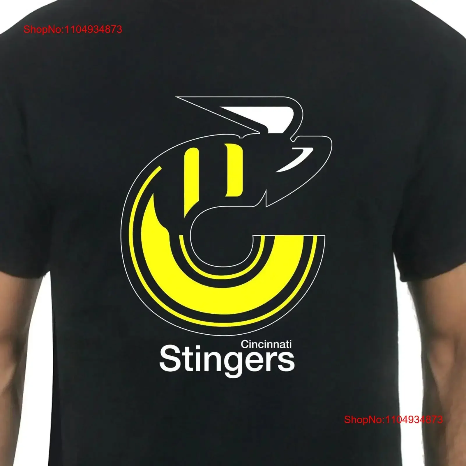سينسيناتي ستينجرز هوكي تي شيرت خمر WHA 1975 1976 البالدة خمر غسلها الرسم الأعلى للارتداء اليومي تنفس