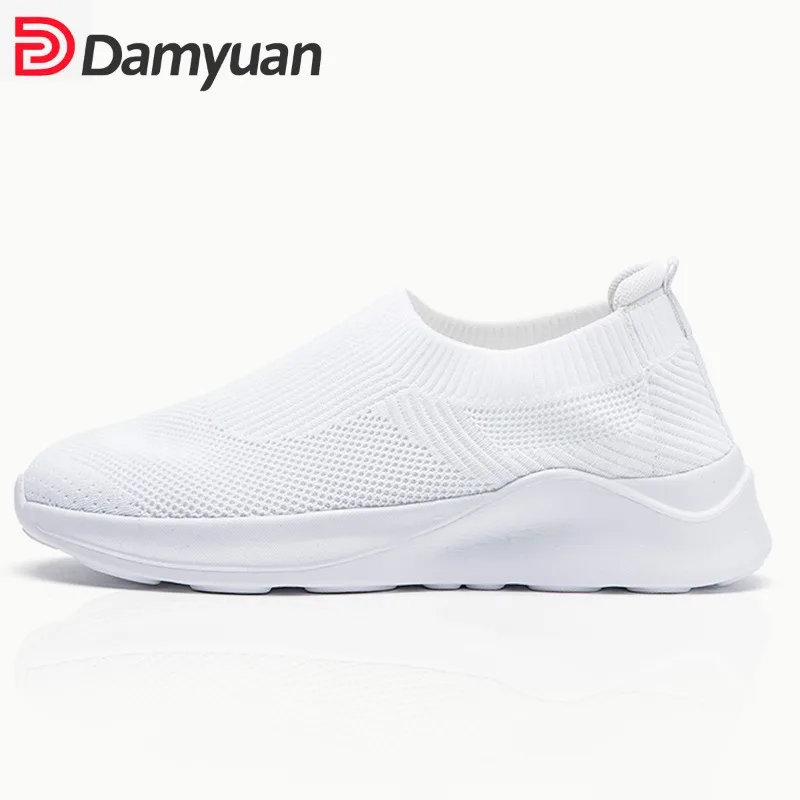 

Women's Casual Sneakers Breathable Mesh Walking Shoes Lightweight Comfortable Slip on Shoes Fashion Flat for Women Size 36-42