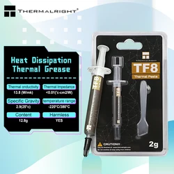 Thermalright TF8 2g/5.8g/12.8g High Performance CPU/GPU Heat Dissipation Thermal Grease 13.8 THERMAL CONDUCTIVITY (W/M-K) TF7