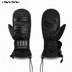 VXW-Gants de ski à cinq doigts à l'intérieur, imperméables, 506, coupe-vent, chauds et confortables, motoneige et neige, hiver