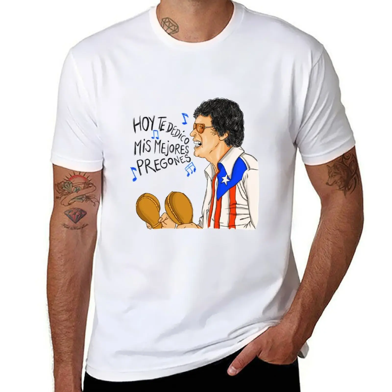 

Hector Lavoe T-Shirt t shirt man plain cotton tshirt 100% T-Shirt