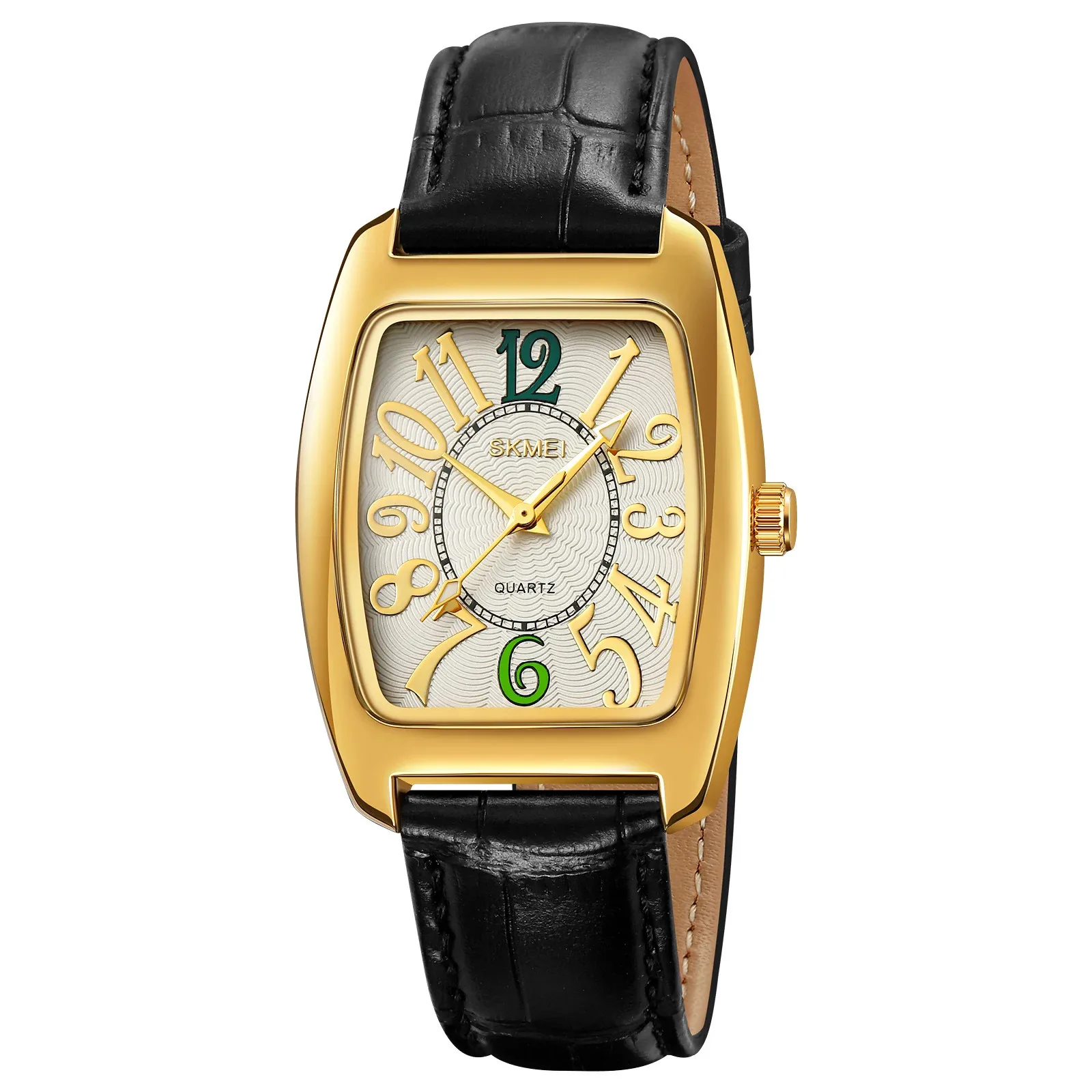 Casual Pelle SKMEI 2254 Uomo Quarzo BusinWoman Personalità impermeabile