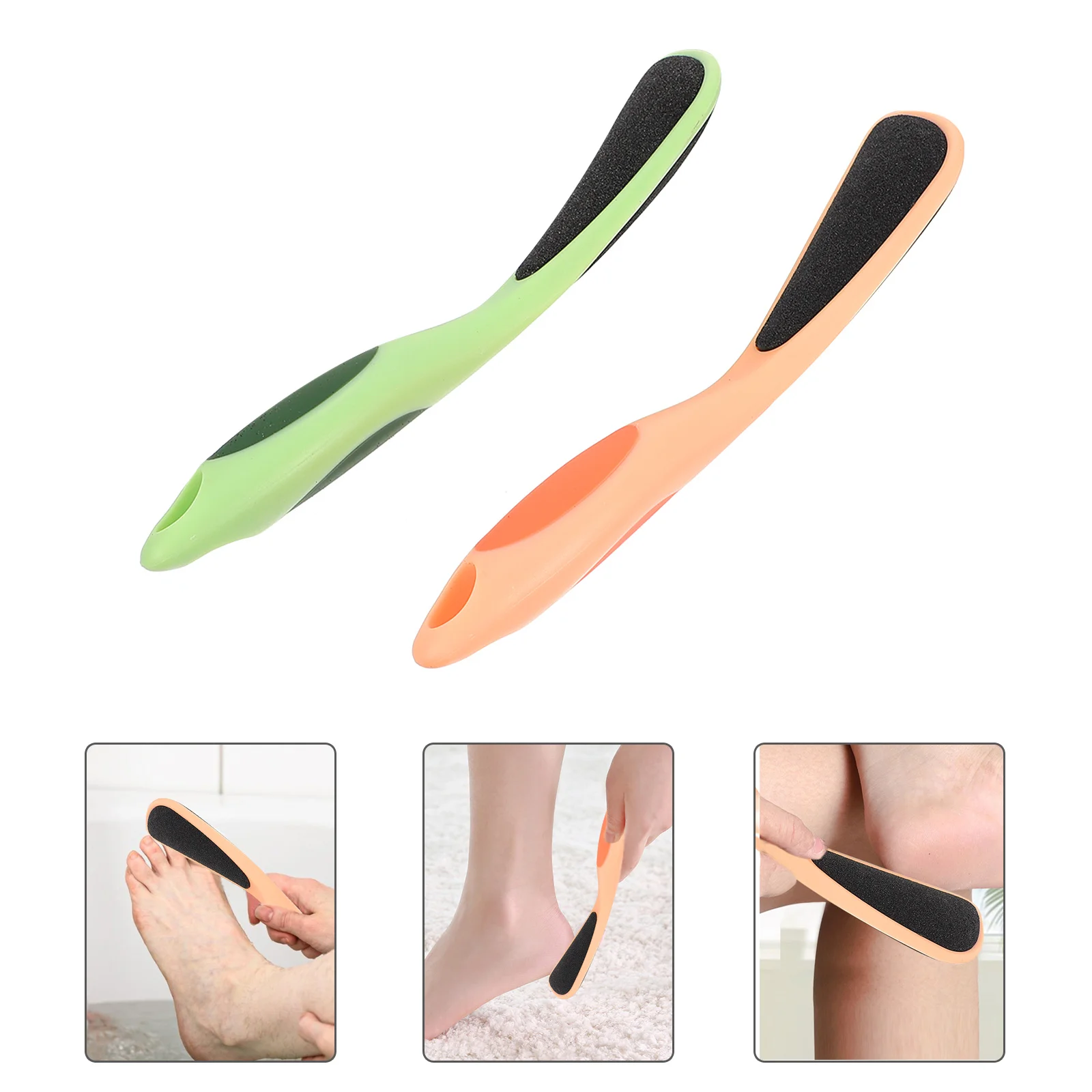 

2 Pcs Dead Skin Remover for Feet Grinding Tool Pedicure Tools Care Foot Scrubber