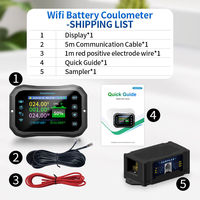 JUNTEK KM105F KM110F KM140F KM160F WiFi Remote RV Coulomb Meter Electric Vehicle Lead-acid Lithium Battery Bidirectional