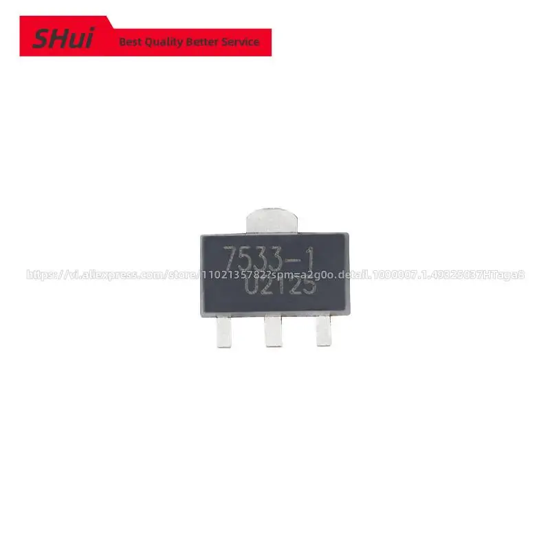 

10 PCS HT7533-1 SOT-89 Output 3.3V/100mA Low Dropout Linear Regulator LDO Chip