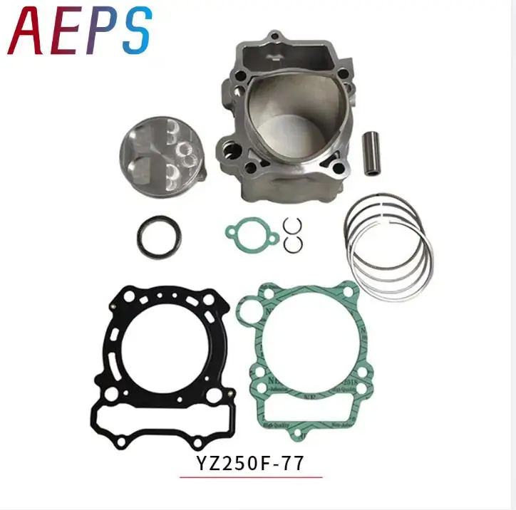 

Для Yamaha YZ250F WR250F комплект поршневых колец 77 мм головка блока цилиндров