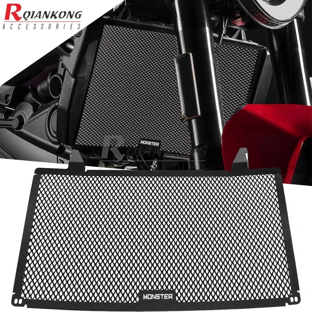 

For Ducati Monster937 Monster950 MONSTER 937 950 2021 2022 Motorcycle Radiator Grill Grille Guard Cover Covers Protector