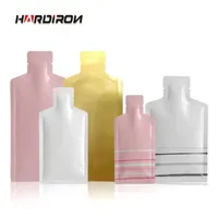Small Bottle Shape Open Top Bag Disposable Heat Sealing Bags Trial Liquid Package Bags Heat Sealing Bags Mini Aluminum Foil Bagd
