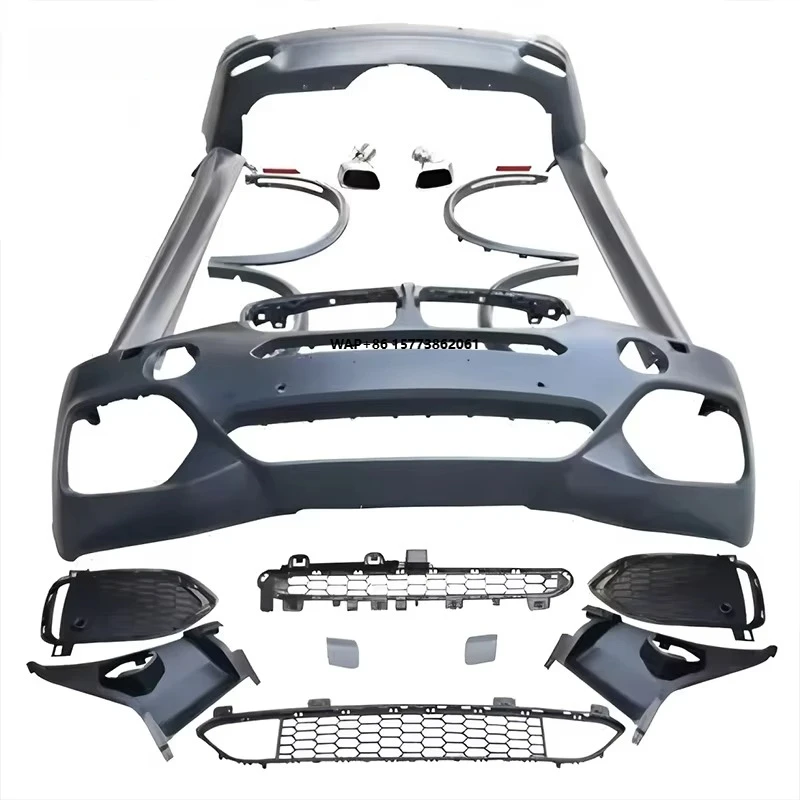 

Body Kit Car Parts Car Bumpers Suitable for X5 F15 Modified MT Off-road Bumper Front Grille and Side Skirt