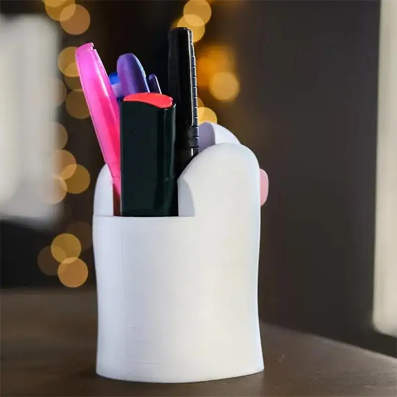

Cute Pen Holder Pen Stand Organizer Multifunctional Cat Paw Shape Makeup Brush Organizer For Students Kids Table Decor Ornament
