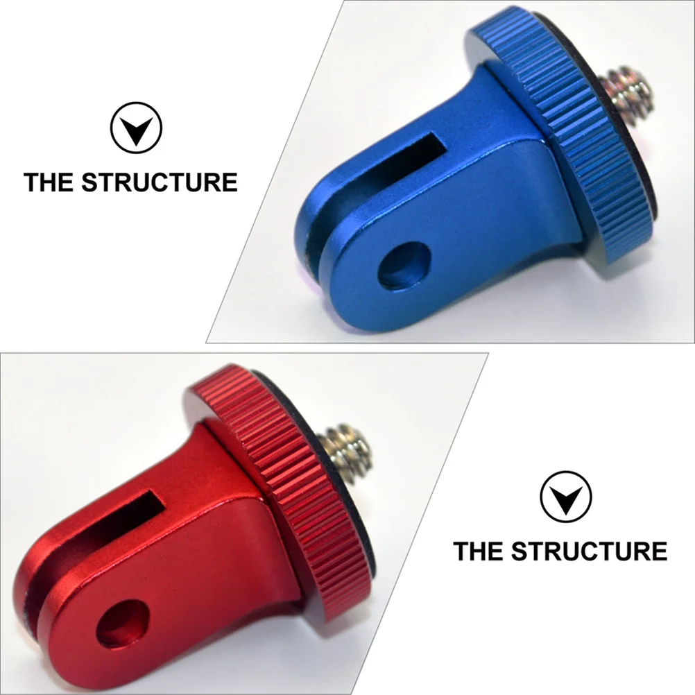 

3Pcs Aluminum Alloy Camera Mount Adapter Portable Camera Adjustment Bracket with 360 Degree Rotation for Tripod Selfie Stick