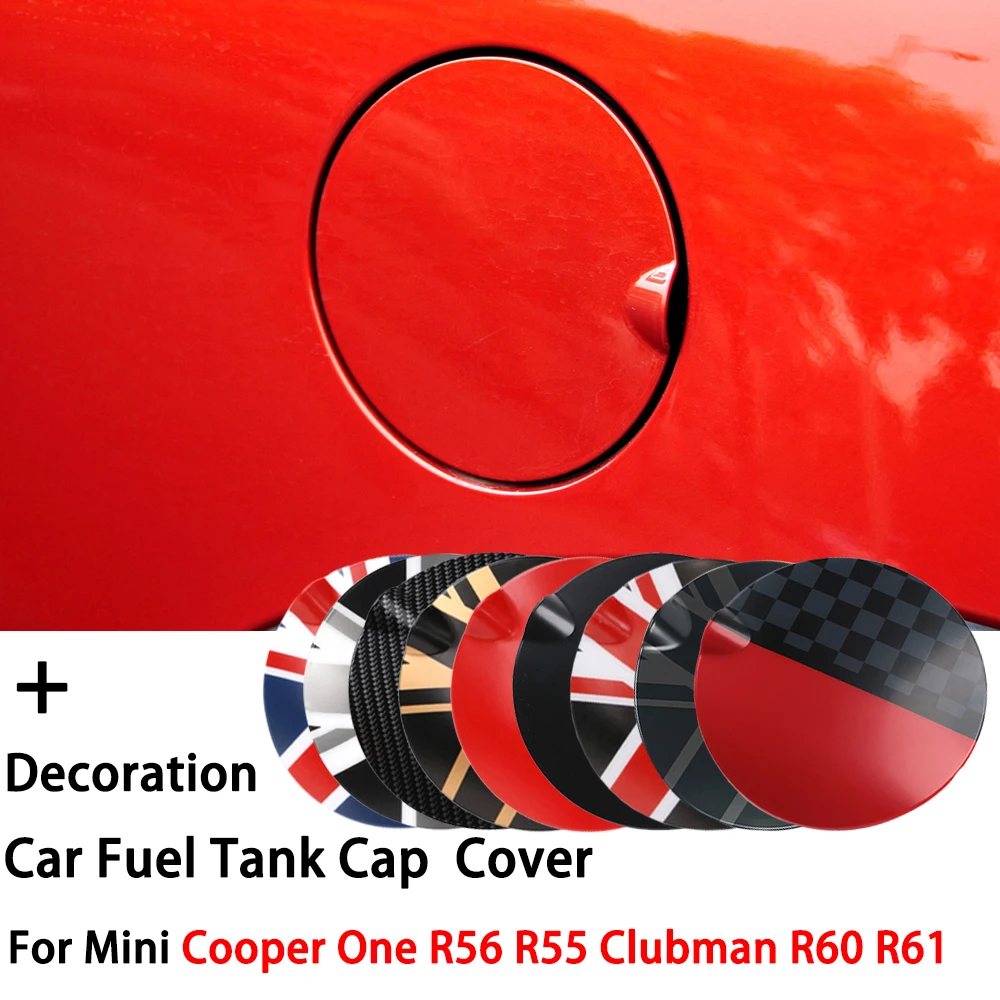 Union Jack Car Fuel Tank Cap Cover Case Shell Sticker Decoration For Mini Cooper One R56 R55 Clubman R60 R61 Auto-Accessories