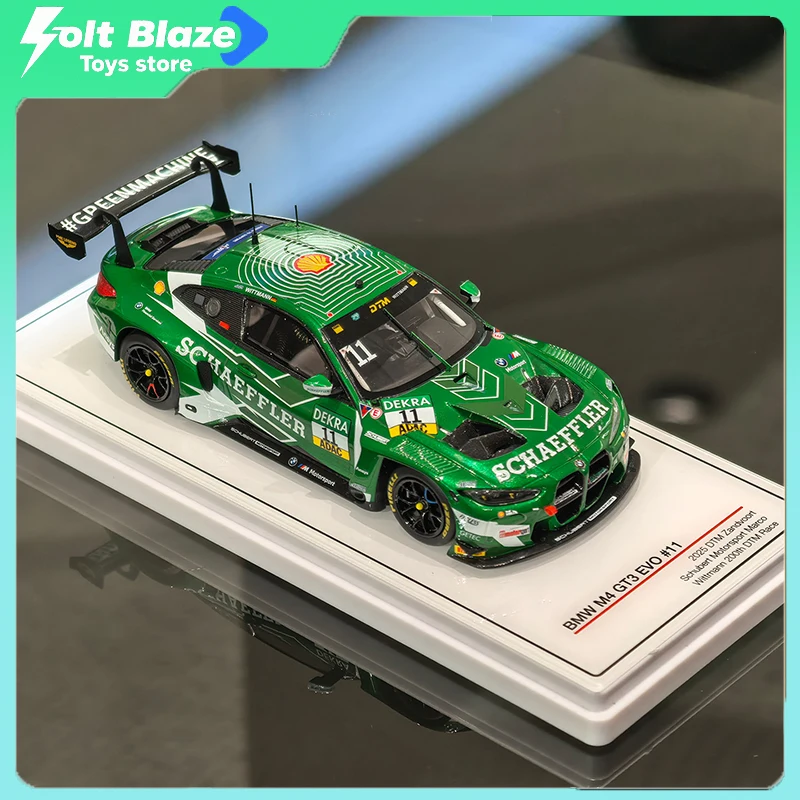 

Масштабная модель автомобиля TSM 1/43 BMW M4 GT3 EVO 2025 DTM Zandvoort Round No.11, коллекционная, для мальчиков, подарок