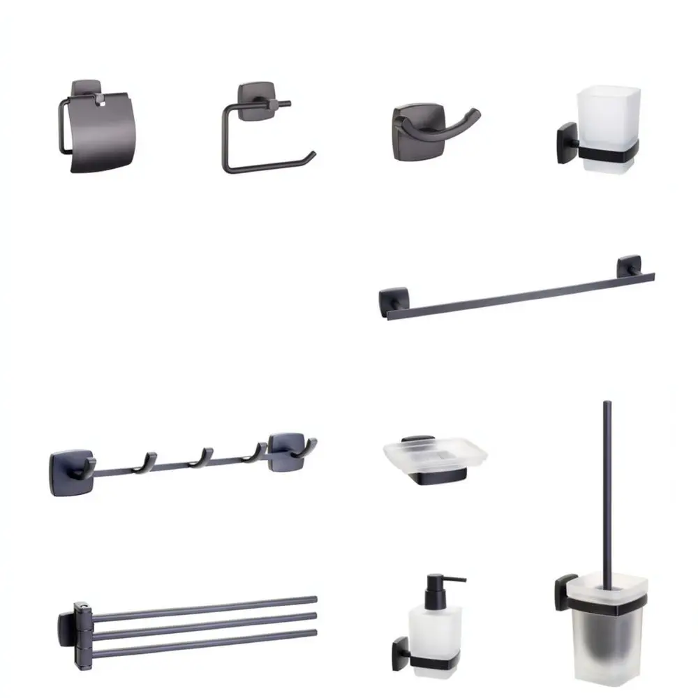 High Quality Zinc Alloy Double Coat Hook For For METALIQUE Wall Mounted Towel Hanger Bathroom Storage Organizer
