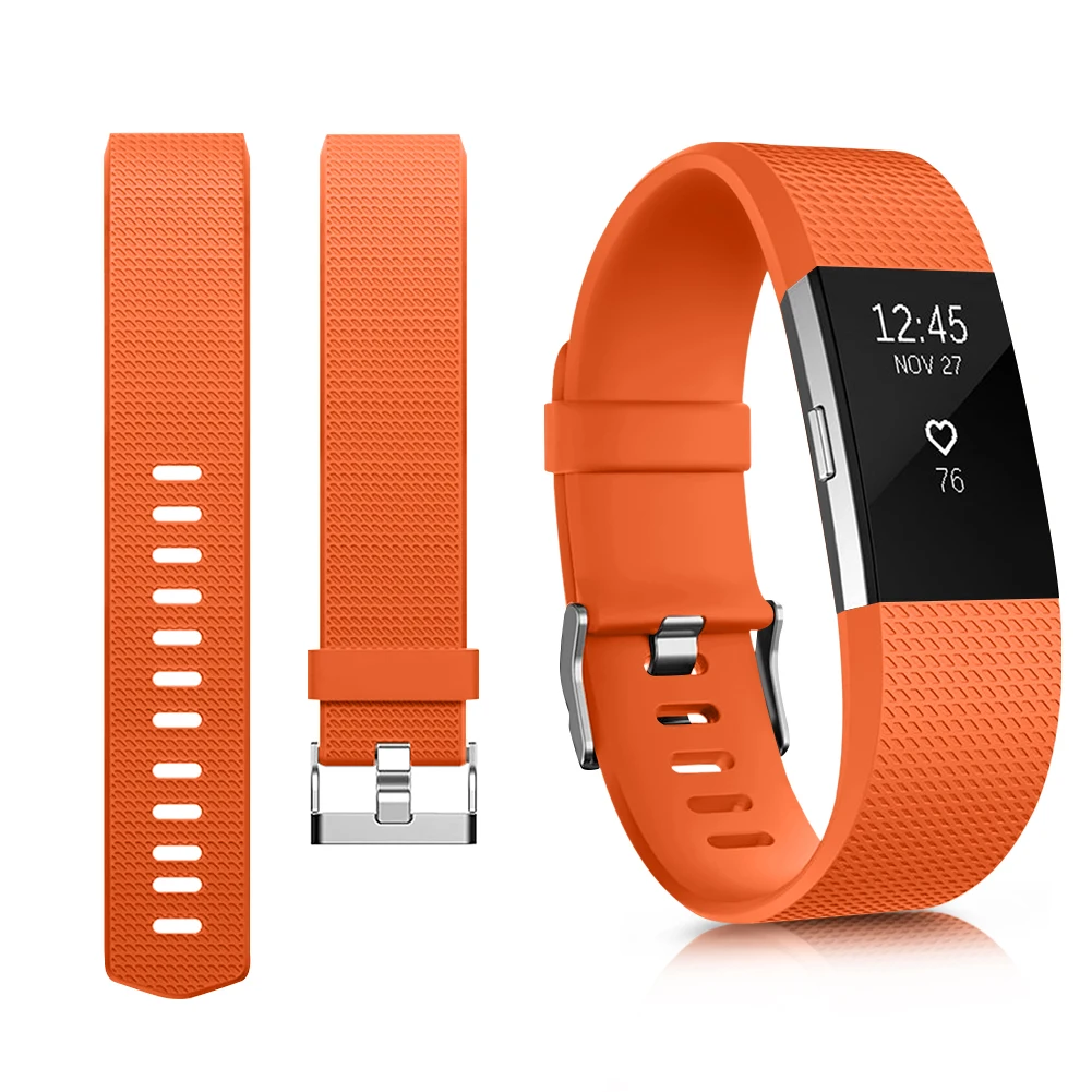 Correa de muñeca deportiva para Fitbit Charge 2, correas de reloj de repuesto ajustables, pulsera de reloj inteligente para Fitbit Charge 2