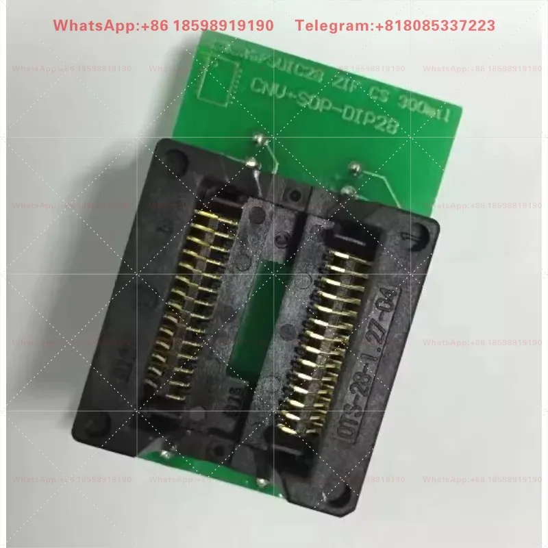 DIL28 SOIC28 300MIL ZIF Burn-in Socket Adapter Special For EL-NEC IC Programmer Chip Reading Writing Equipment Accessory