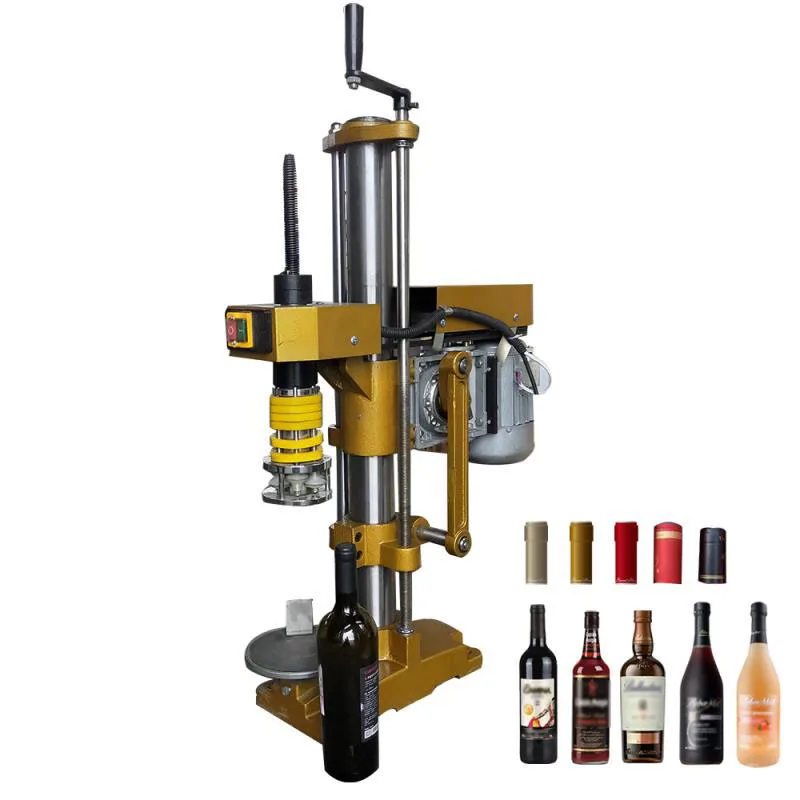 

Semi Automatic Glass Wine Bottle Screw Cap Sealing Machine