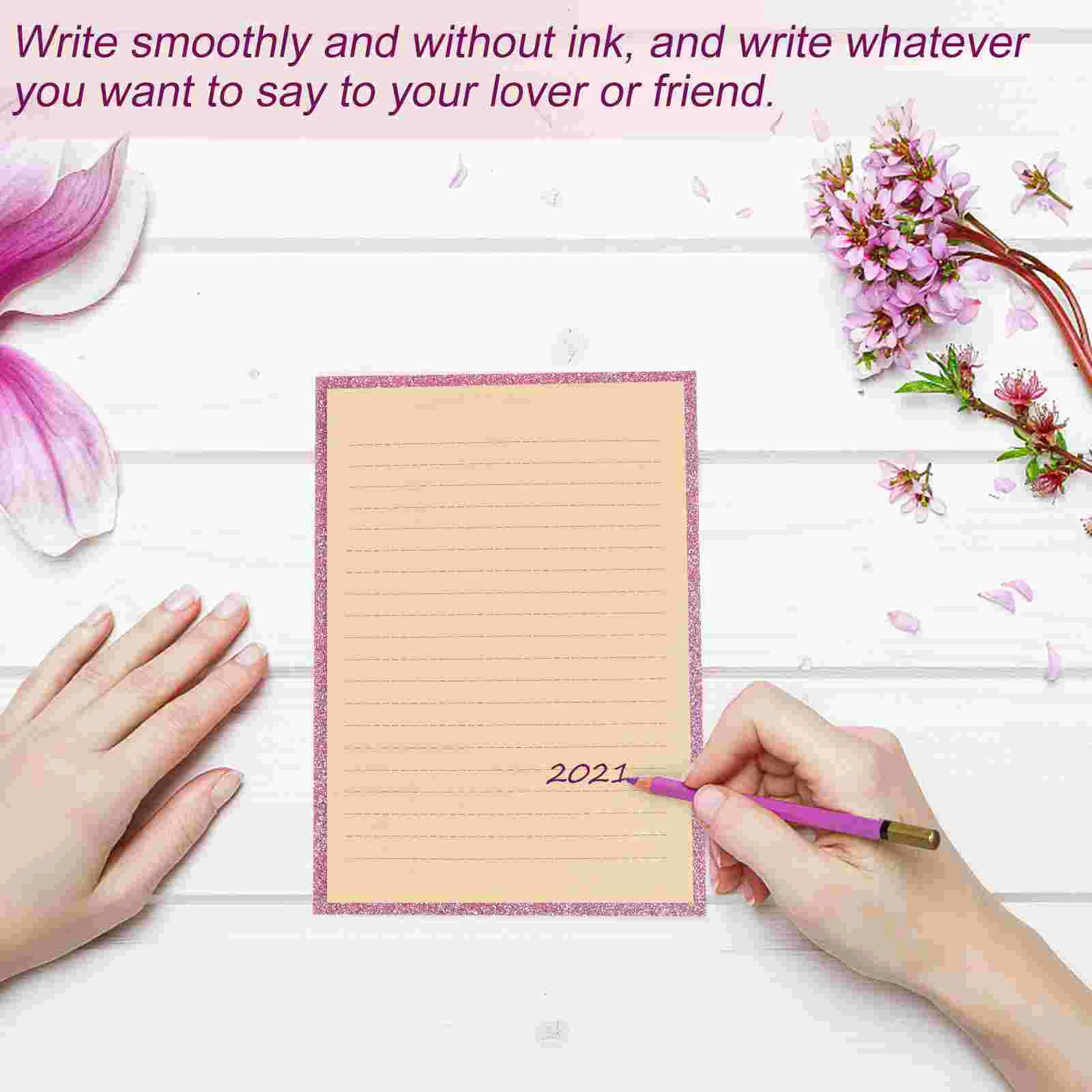 100 Sheets Vintage Writing Paper Stationery Letter Greeting Cards Parchment A5 Envelopes Drawing