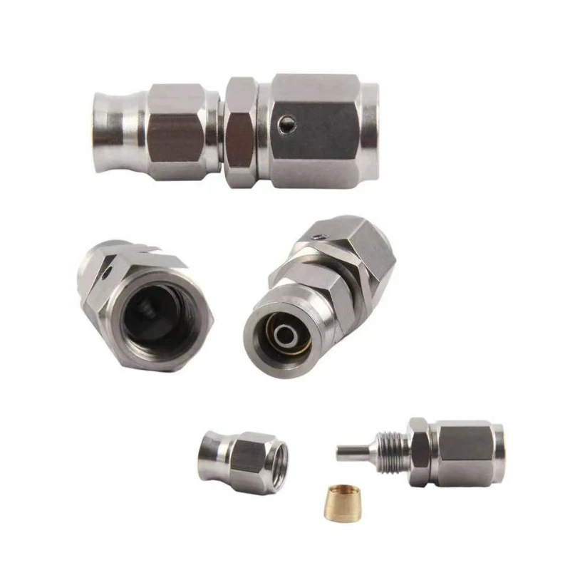 BATTLE  BEE Automobile Modification Accessories Stainless Steel Joint AN3/AN4 Quick Joint Brake Oil Pipe Connector Brake Joint