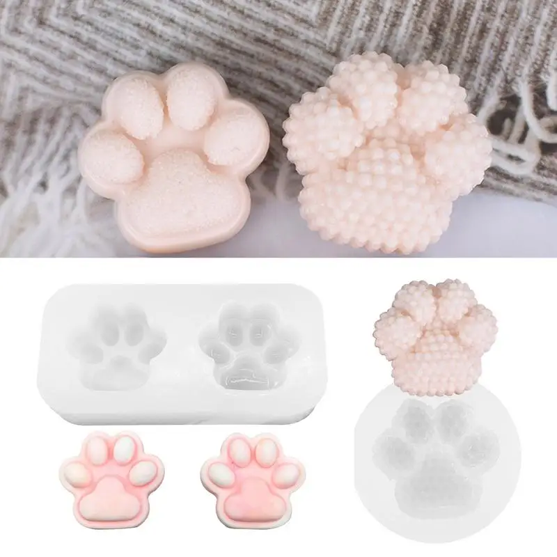 Silicone Molds Cat Paw Cat Claw Food Grade Chocolate Mould Paw Print Silicone Mould Cat Paw Shape Epoxy Resin Molds Food Grade