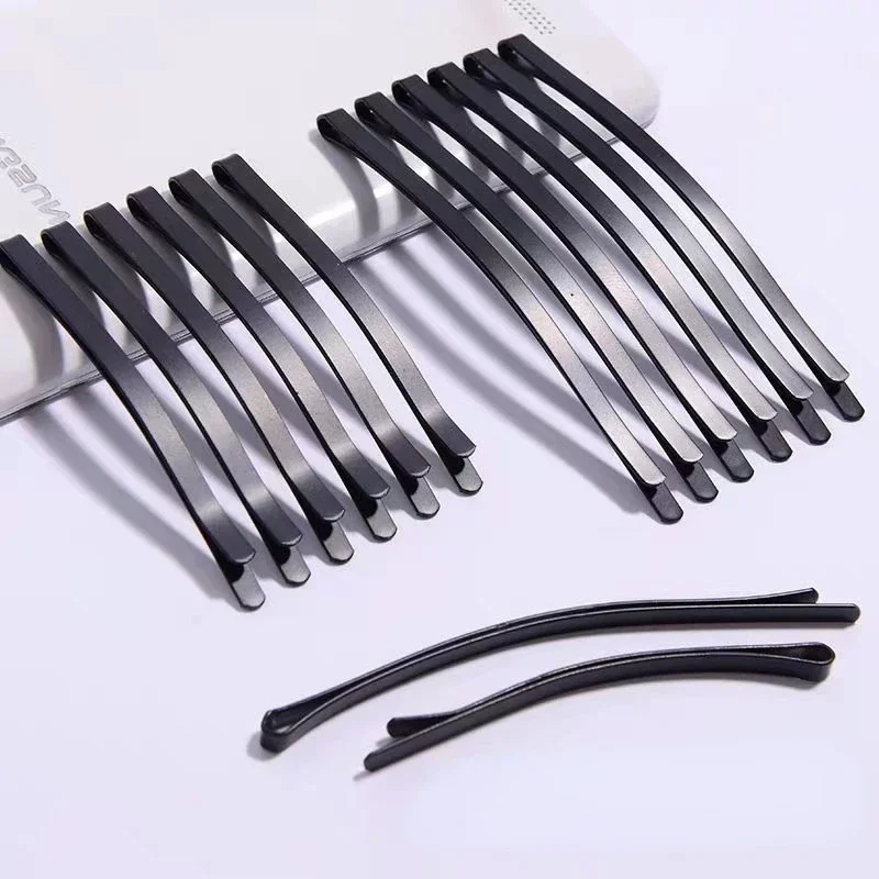 10Pcs Matte Black Bobby Pins Hairpins for Women Girls Straight Hairgrip Barrette Hair Clip Headwear Styling Tool Accessories