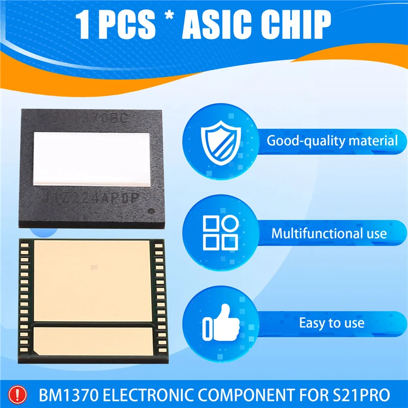 

Exquisite-Mining Machine Chips New BM1370BC Chip Electronic Component For S21pro Office Accessories