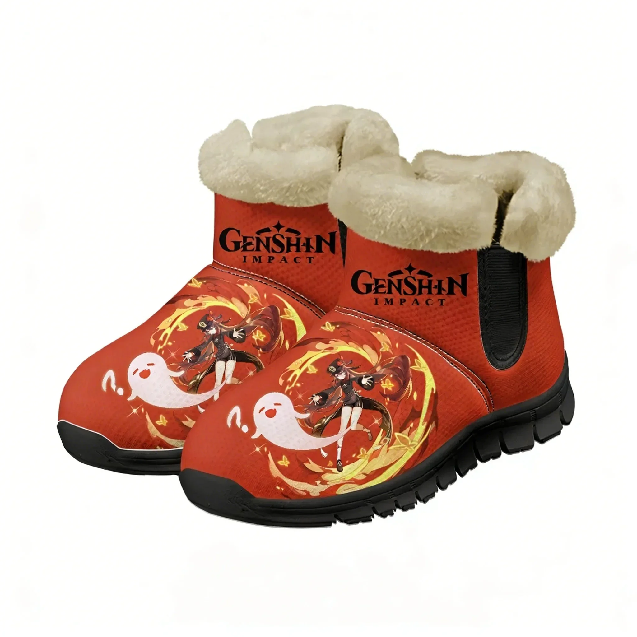 

Утепленные зимние ботинки Genshin Walnut: высококачественные повседневные легкие кроссовки для мужчин, женщин и подростков, парные спортивные кеды с возможностью индивидуального дизайна