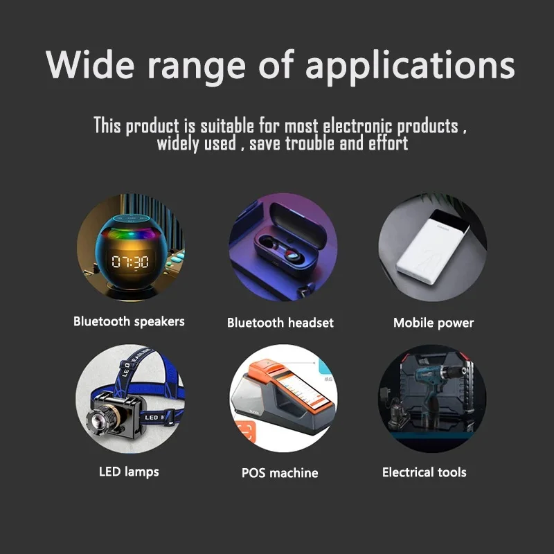 3,7 V 1000 mAh 523450   Batteria ricaricabile ai polimeri di litio Batteria agli ioni di litio per smartphone DVD MP3 MP4 Lampada a led Altoparlante Bluetooth