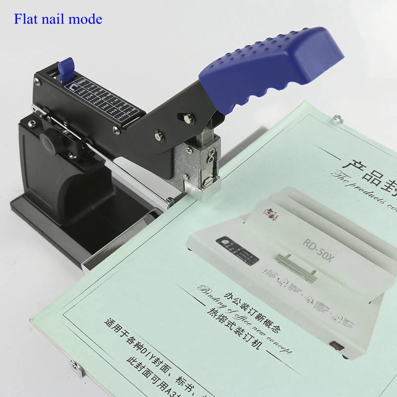 Manual Saddle Stapler Large Heavy Duty Saddle Stitch Binder Center Seam SH03 Desktop Effortless Rotation SH-03