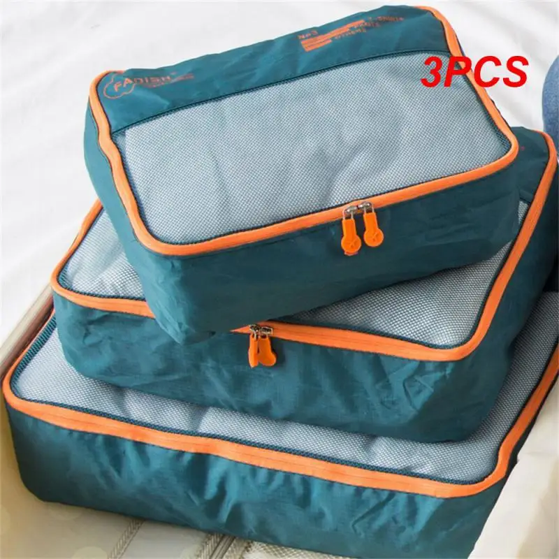 3PCS Pieces Set Travel Storage Bags Waterproof Travel Organizer Portable Luggage Organizer Clothes Shoe Tidy Pouch Packing Set