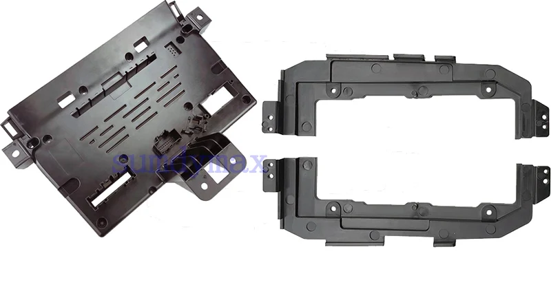 2 Din 9 Inch Car Radio Installation DVD GPS Mp5 Plastic Fascia Panel Frame for FORD Ranger Everest 2015-2017 Dash Mount Kit
