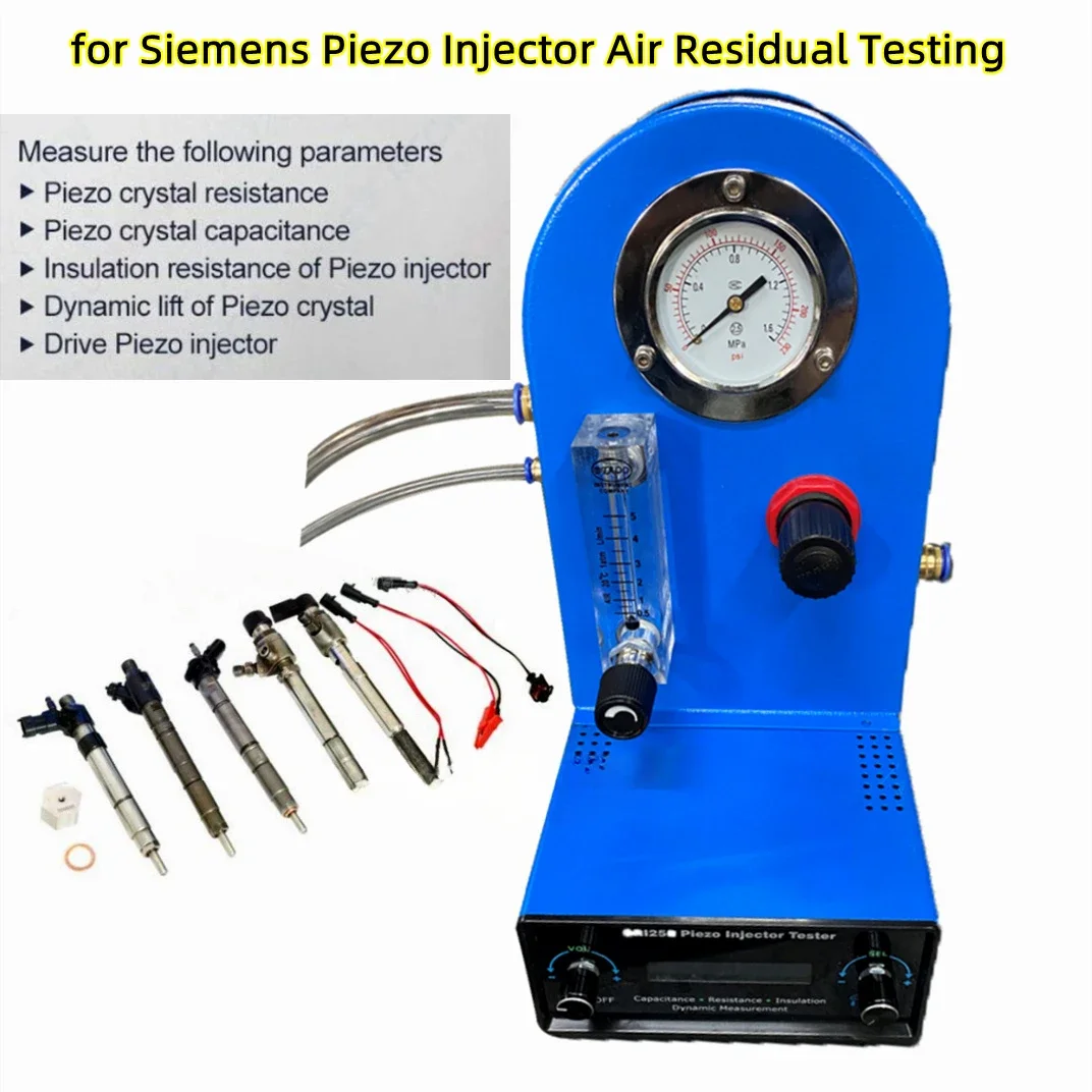 CRI250 TIP2209 Diesel Piezo Injector Air Residual Gap Tester Common Rail VDO Piezo Injector AHE Dynamic Lift Stroke Measure