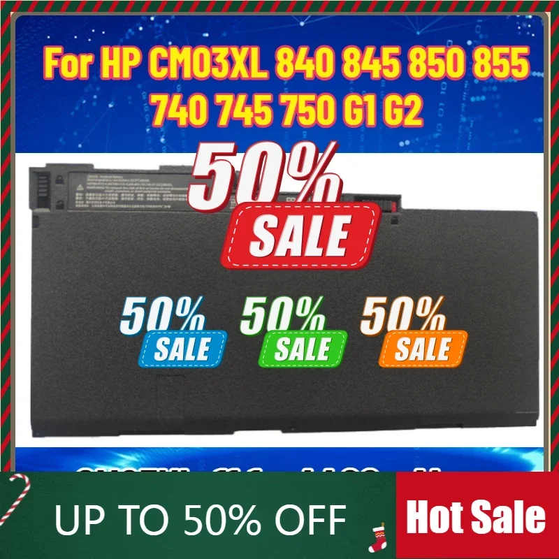 

New 11.4V 50Wh CM03XL Laptop Battery for HP EliteBook 840 845 850 855 740 745 750 G1 G2