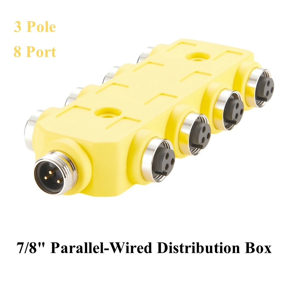 3 Pole 8 Port 7/8