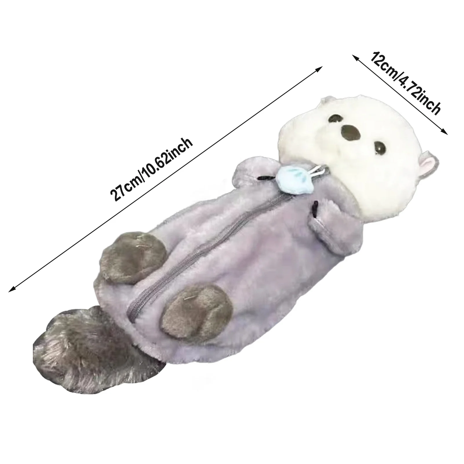 مقلمة لعبة قطيفة مبتكرة ناعمة ولطيفة لتخفيف التوتر على طراز Kawaii حقيبة أدوات مكتبية للأطفال واللوازم المدرسية #6