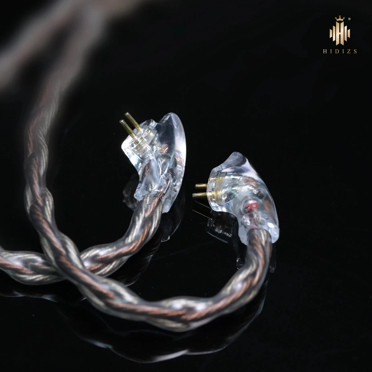 Hidizs MS5 4BA+1DD hifi iems ben Fül vezetékes Képellenőrző Fülhallgató 0.78mm 2pin Levehető Vezeték Design 3.5mm dugasz vel 9 pairs Fül tipped