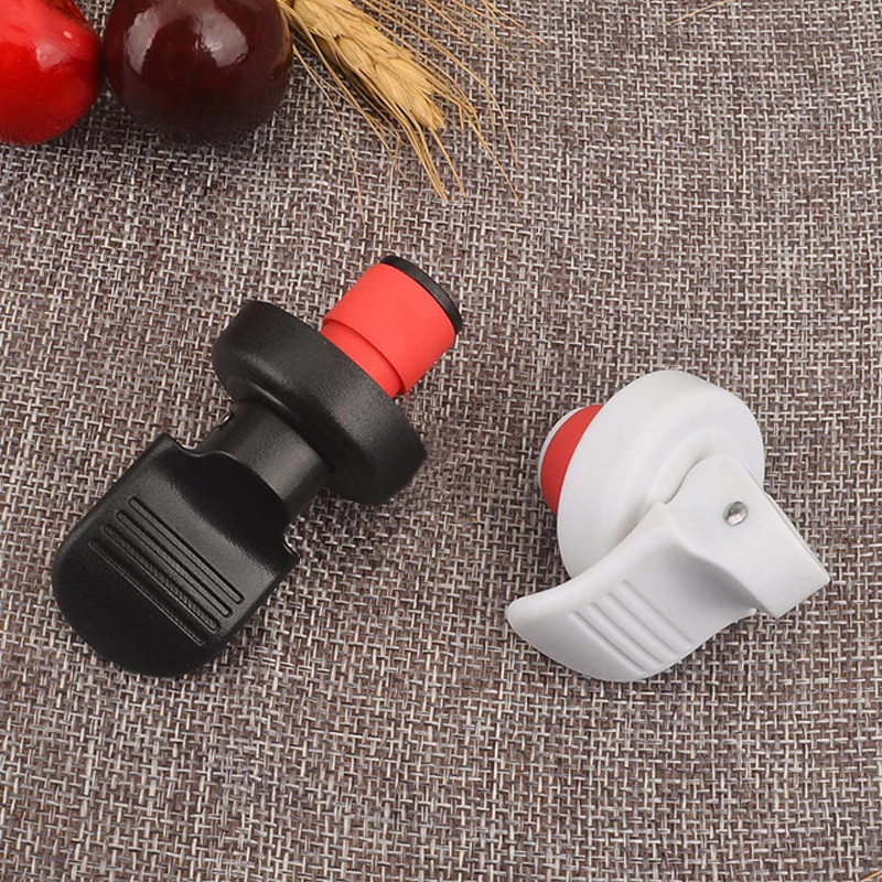 Soda Beer Wine Vacuum Retain Freshness Bottle Stop Sealer Red Wine Vacuum Sealed Saver Preserver Plug Tools Retain Freshness