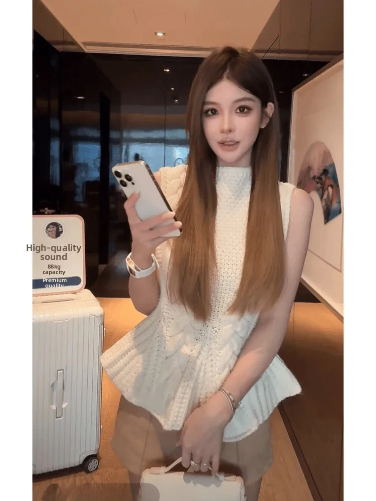 

Белый мягкий уютный вязаный свитер Svel, женский весенний свитер Pure Desire, высококачественный утягивающий универсальный топ, корейский Sle для поездок на работу