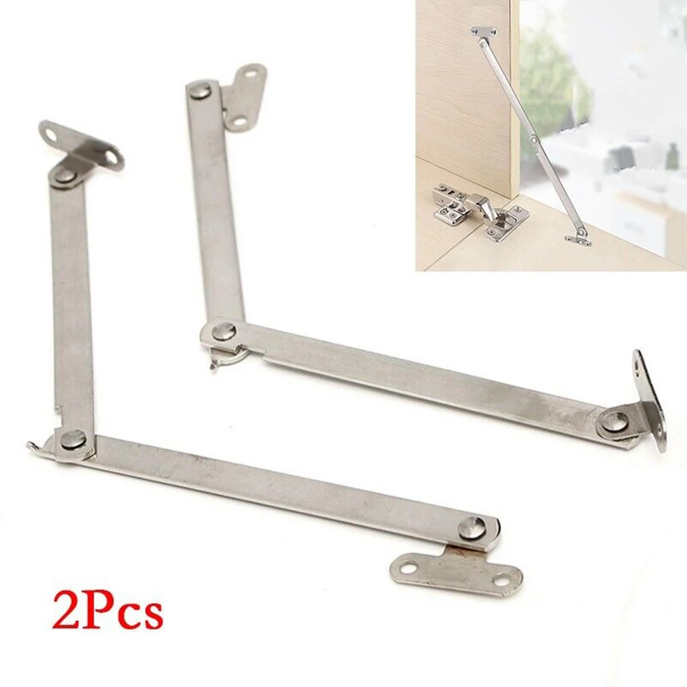 Durable Door Stay Cabinet Hinges 2PCS Activity Rod Cabinet Door Folding For Tatami Support Lift Up Support Movable