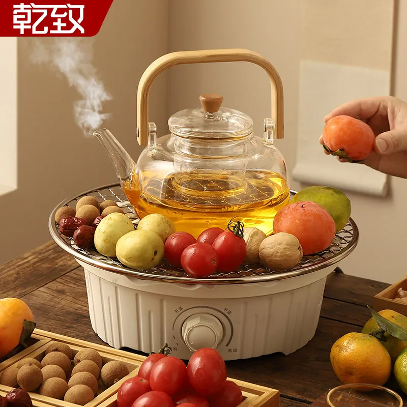 

220V Electric Tea Stove Glass Teapot Set Indoor Boiling Tea Maker with Heating Plate New Home Tea Ceremony Kit