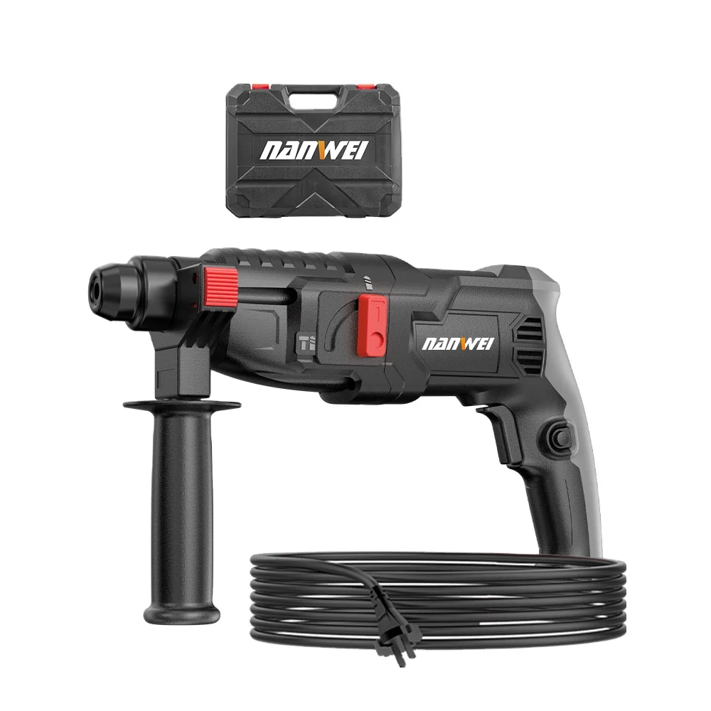 

# Hot For NANWEI Professional Variable Speed Cordless Drills Rotary 710w 1100r/m Three Function Impact Machine Power Tools