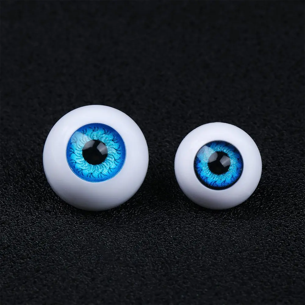 10 paia di occhi di vetro di alta qualità accessori fai da te per bambola BJD occhi di vetro bulbo oculare bambola che fa artigianato giocattoli animali di sicurezza 10mm 12mm